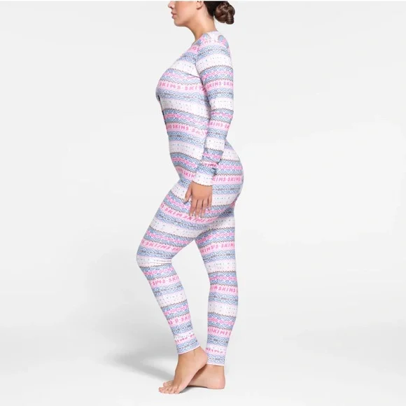 NWT SKIMS Plush Pointelle Onesie Size XXS/XS - Picture 3 of 6